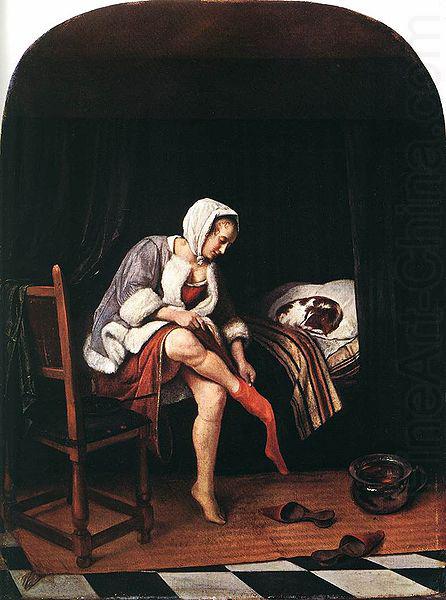 Jan Steen Woman at her toilet china oil painting image